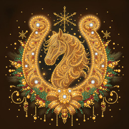 Рисунок на ткани для вышивания бисером и бусинами "Удача"