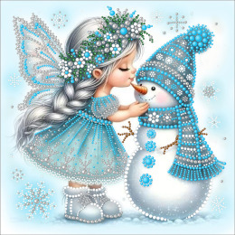 Набор для вышивания бисером и бусинами "Феечка 3"