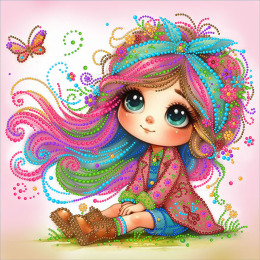 Рисунок на ткани для вышивания бисером и бусинами "Весна"