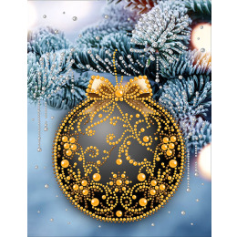 Набор для вышивания бусинами "Новогодние игрушки 6"
