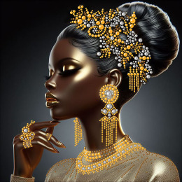 Набор для вышивания бусинами "Роскошь"