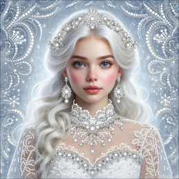 Основа для вышивания Снегурочка