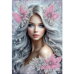 Рисунок на ткани для вышивания бисером Фея